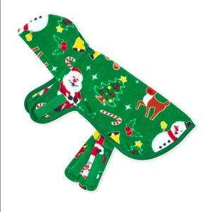 Dog Christmas Santa Fleece Coat shirt nwt